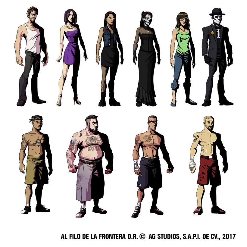 Al Filo de la Frontera (Character Design Assistant) 2