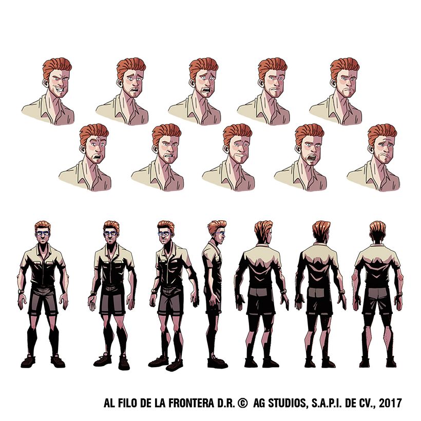 Al Filo de la Frontera (Character Design Assistant) 3