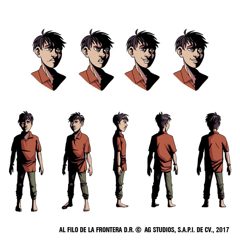 Al Filo de la Frontera (Character Design Assistant) 4