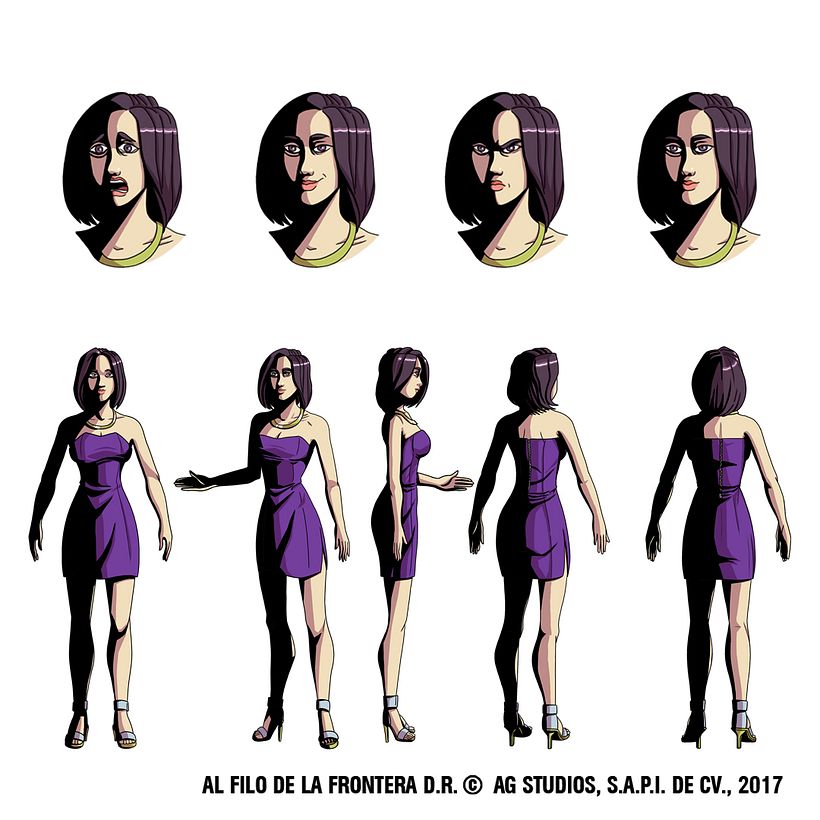 Al Filo de la Frontera (Character Design Assistant) 5