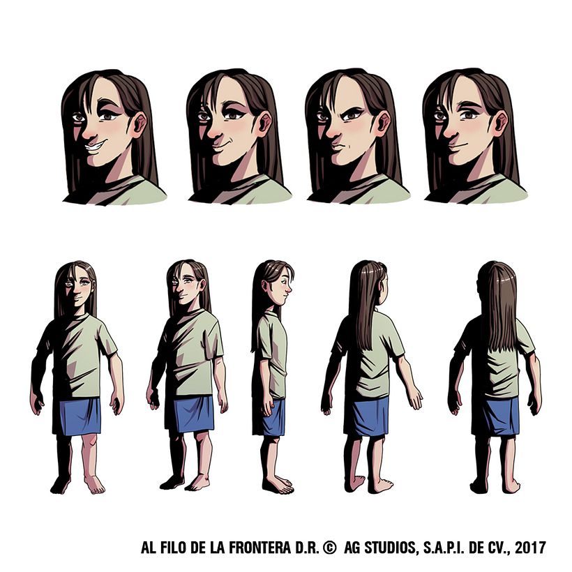 Al Filo de la Frontera (Character Design Assistant) 6