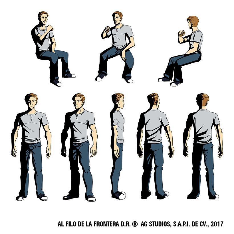 Al Filo de la Frontera (Character Design Assistant) 7