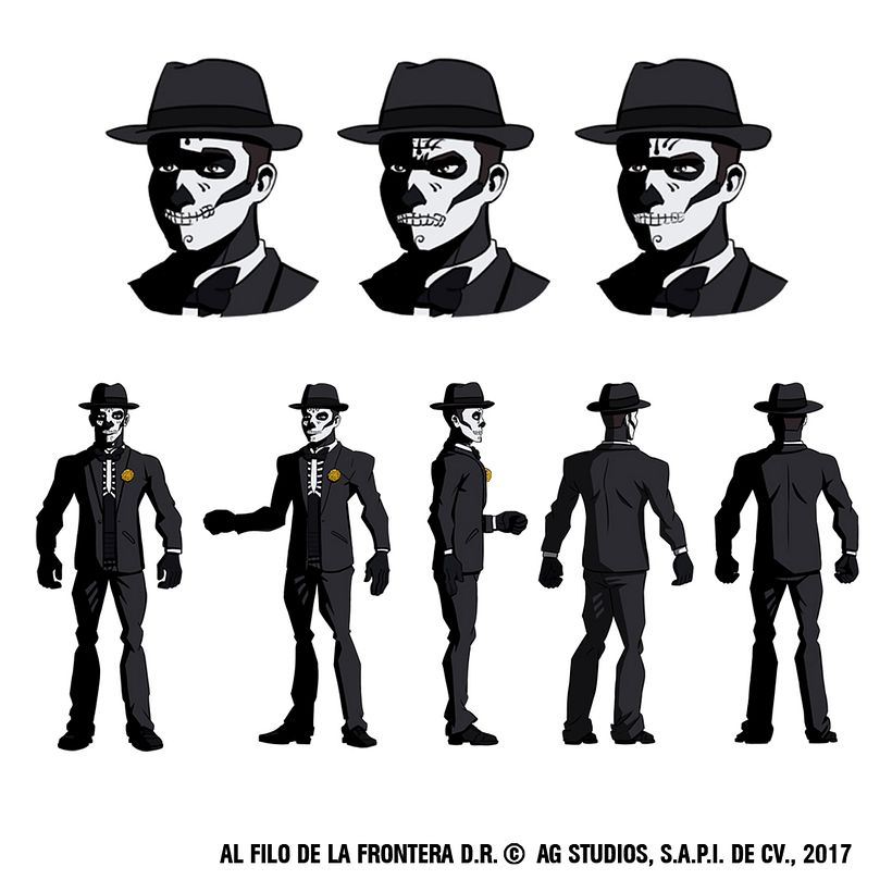 Al Filo de la Frontera (Character Design Assistant) 7