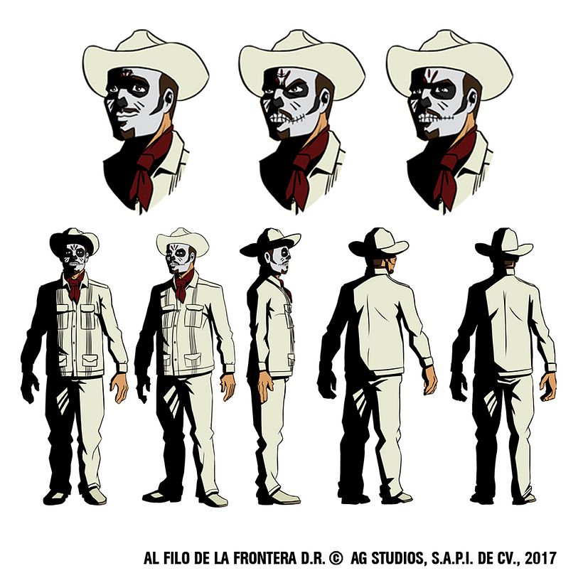 Al Filo de la Frontera (Character Design Assistant) 8