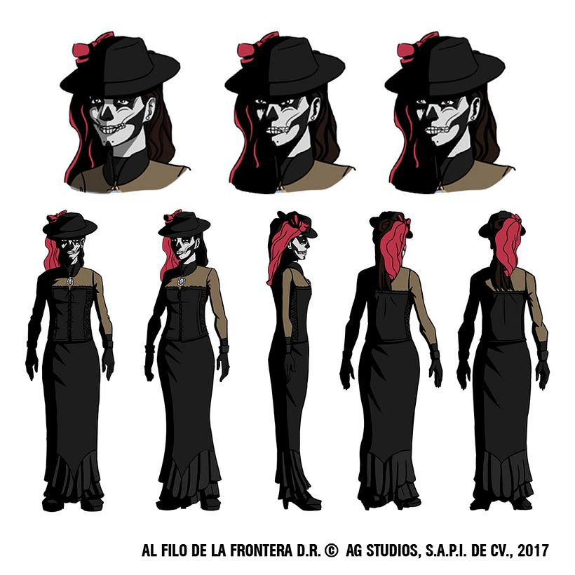 Al Filo de la Frontera (Character Design Assistant) 9