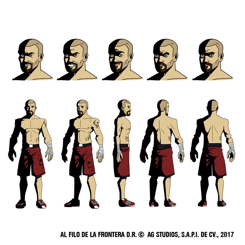 Al Filo de la Frontera (Character Design Assistant) 10