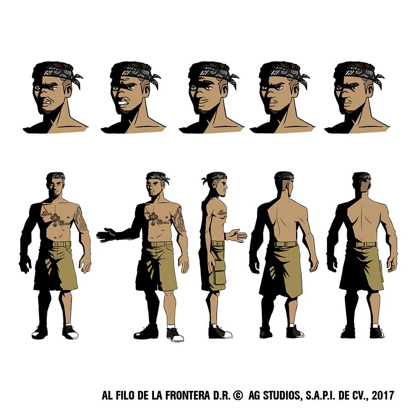 Al Filo de la Frontera (Character Design Assistant) 11