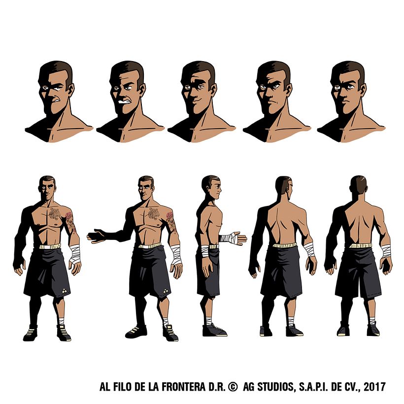 Al Filo de la Frontera (Character Design Assistant) 12