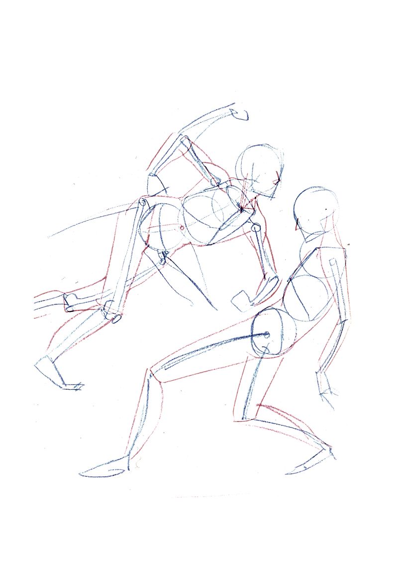 Download grátis: guia de poses de desenho anatômico | Domestika, image size:820x1160