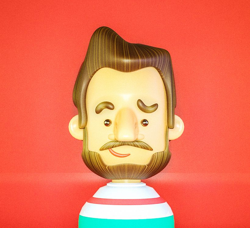My project in Design of Characters in Cinema 4D: from the Sketch to 3D Printing course 1