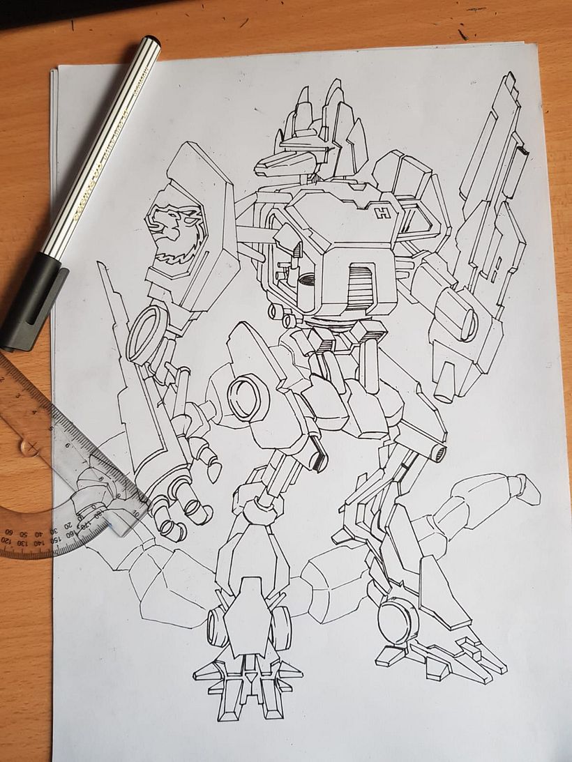 Wolf Robot Concept Art 0