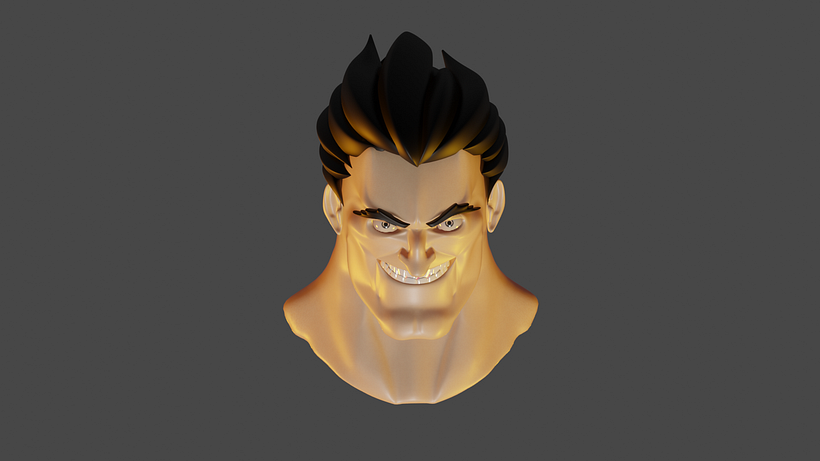 Darius Head League of Legends model 2