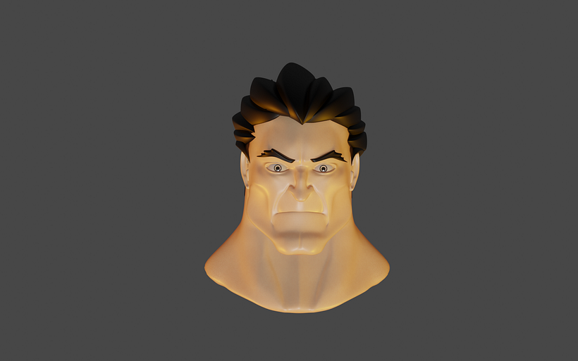 Darius Head League of Legends model 5