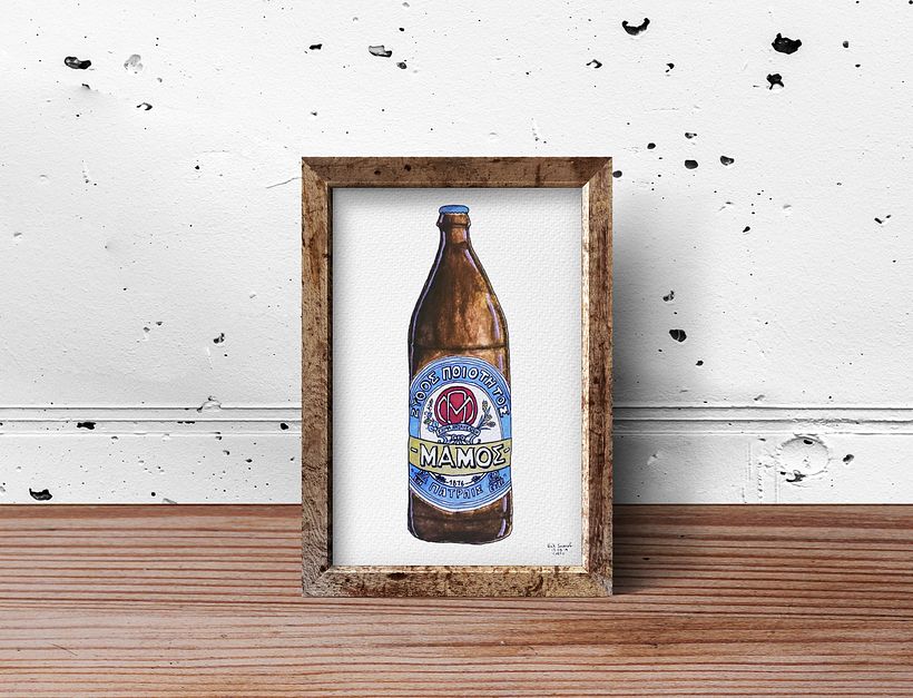 Beer is art. | Watercolour & marker | 2019