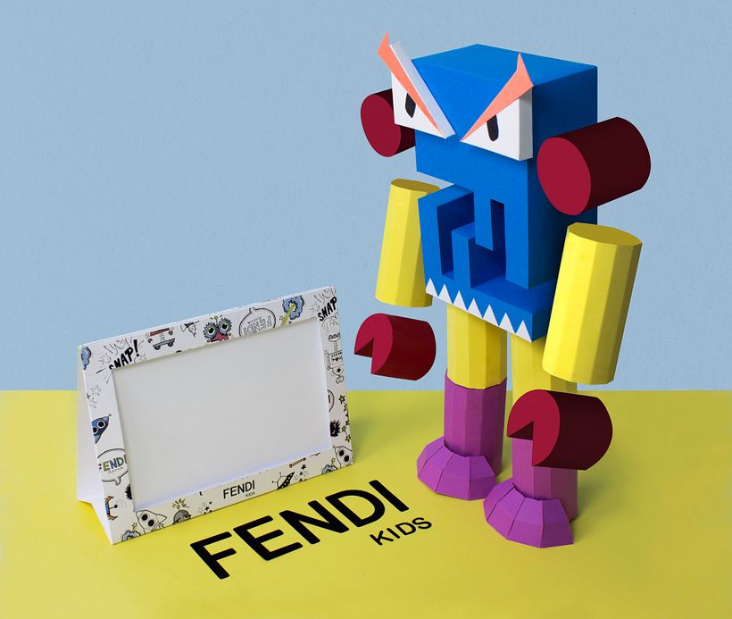 Fendi Kids_ papercraft model 4