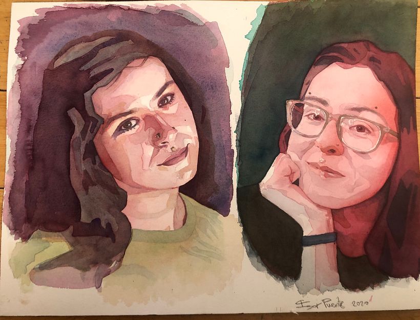 Mi Proyecto del curso: Retrato artístico en acuarela 0