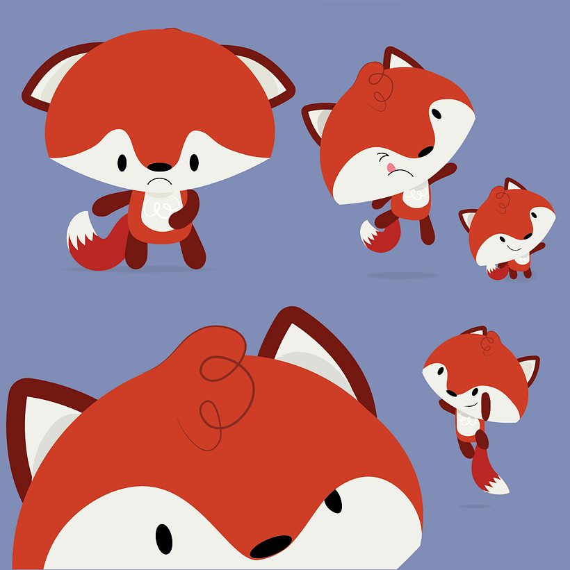 Ilustração digital para contos infantis  SOUR GRAPES 8