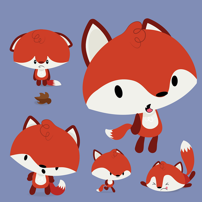 Ilustração digital para contos infantis  SOUR GRAPES 10