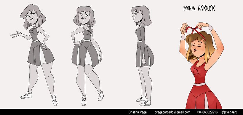 Portfolio Diseño de Personajes - Ilustrație tradițională