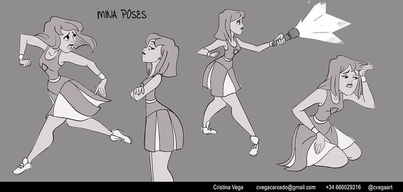 Portfolio Diseño de Personajes - Ilustrație tradițională