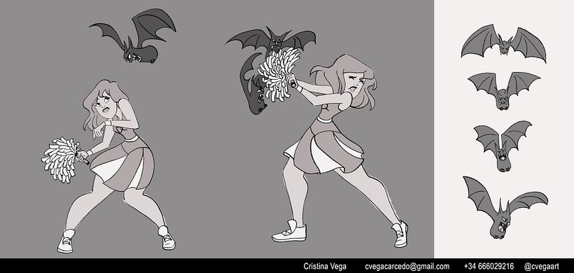Portfolio Diseño de Personajes - Ilustrație tradițională