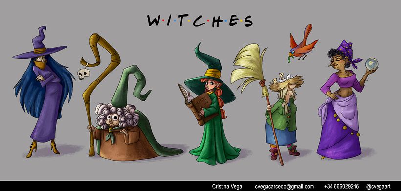 Portfolio Diseño de Personajes - Ilustrație tradițională
