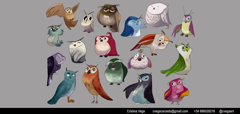 Portfolio Diseño de Personajes - Ilustrație tradițională