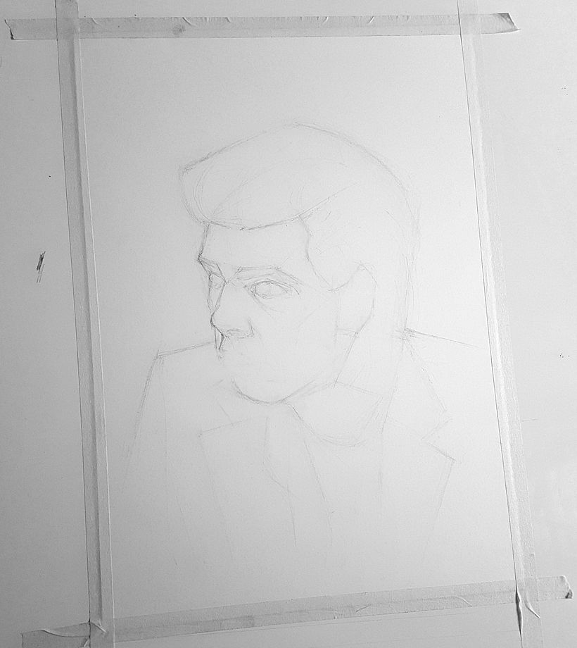 My project in Realistic Portrait with Graphite Pencil course 4