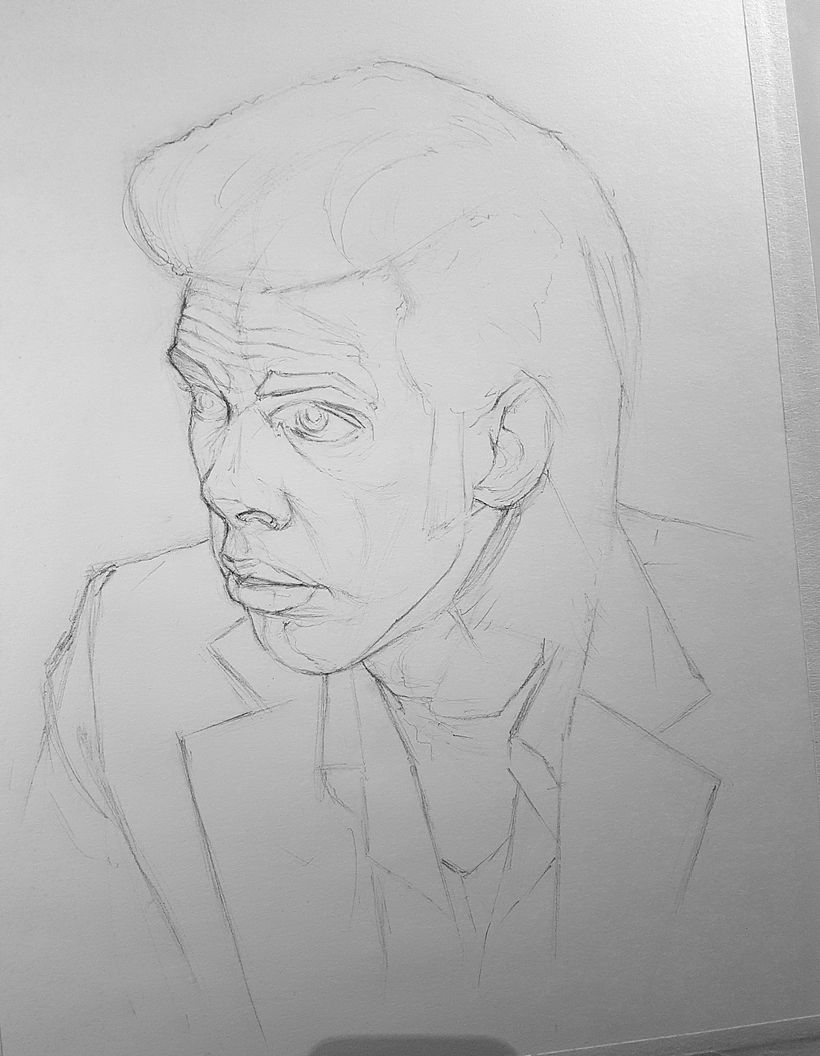 My project in Realistic Portrait with Graphite Pencil course 5