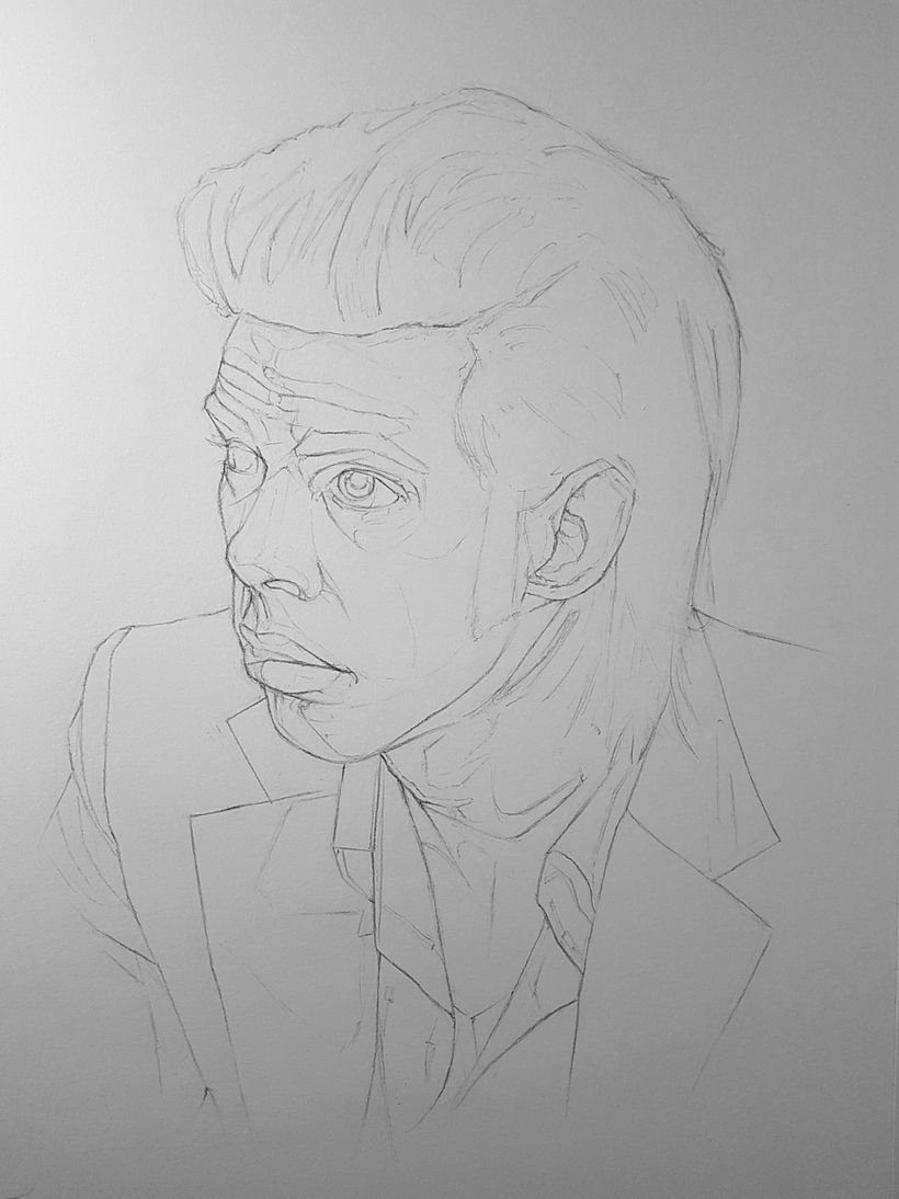 My project in Realistic Portrait with Graphite Pencil course 6