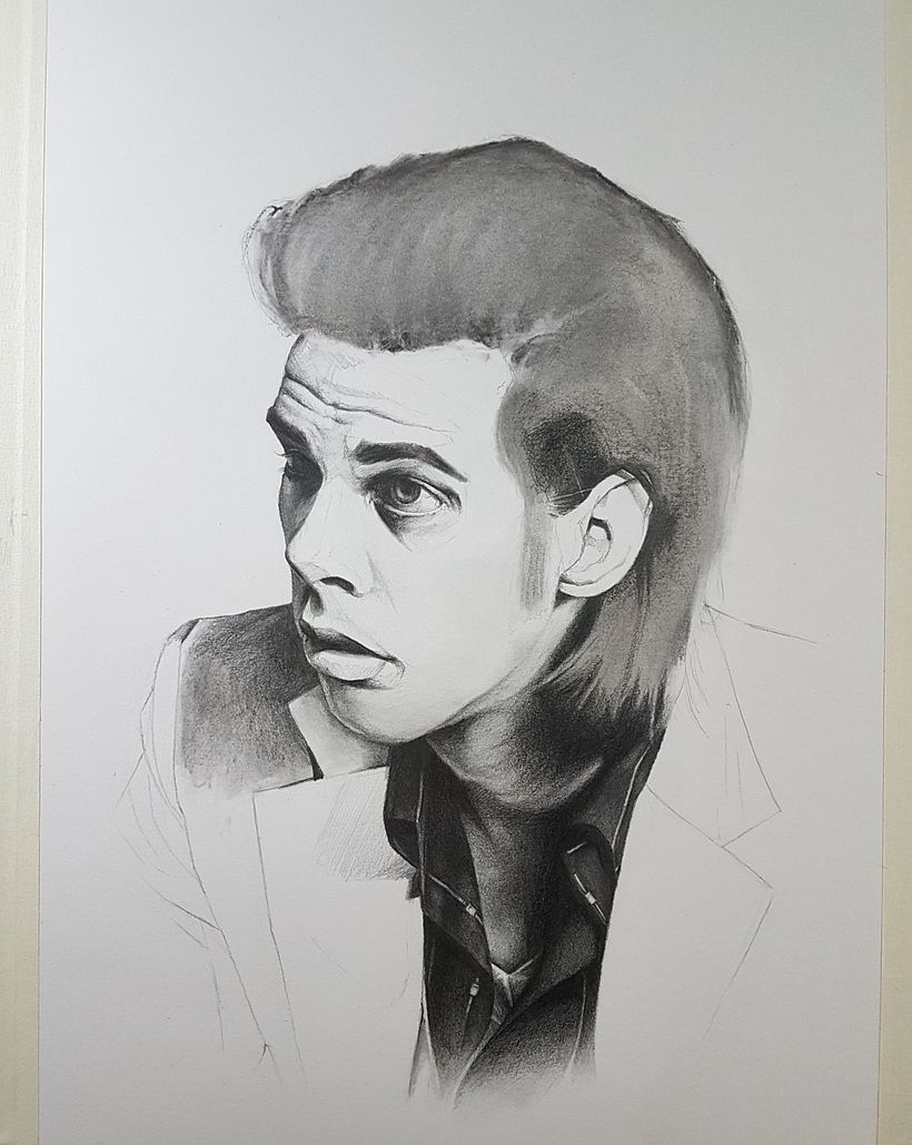 My project in Realistic Portrait with Graphite Pencil course 7