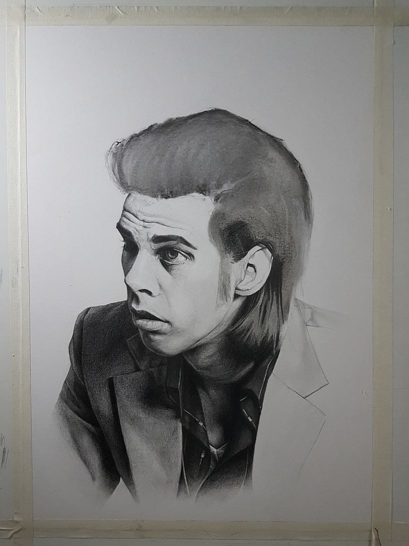 My project in Realistic Portrait with Graphite Pencil course 8