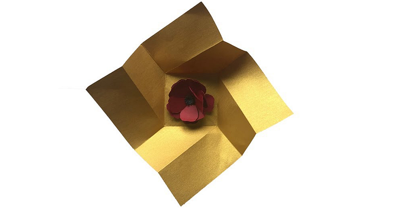 Modelo tradicional de origami tato, por Cartoncita