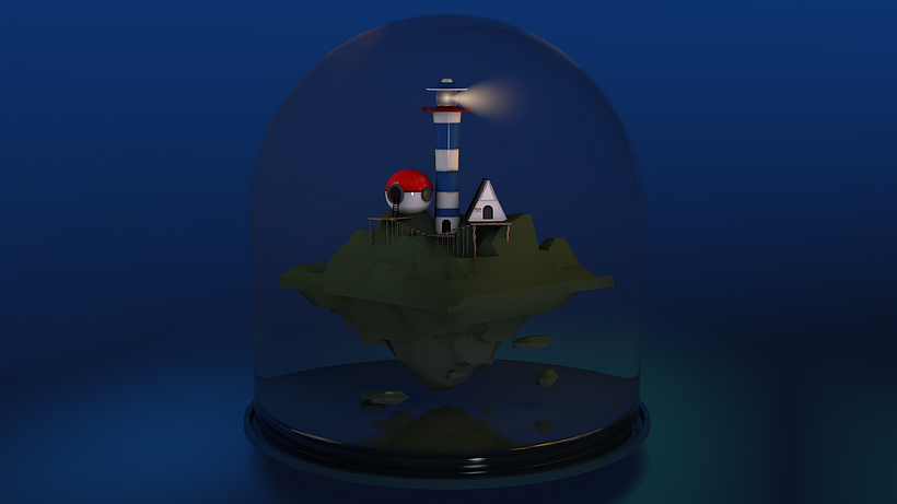 My project in Creation of 3D Miniature Worlds with Procreate and Cinema 4D course 0