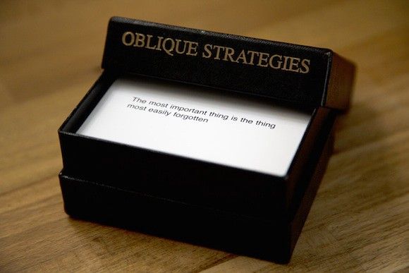 Oblique Strategies