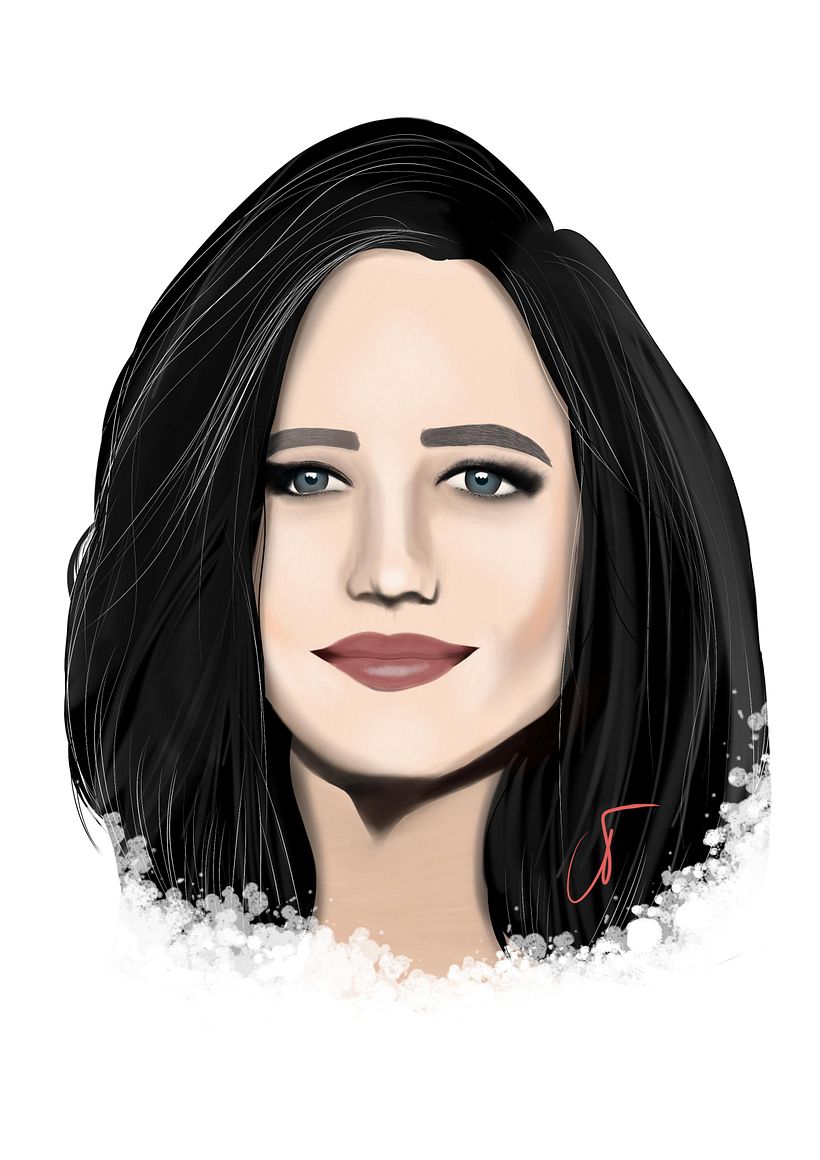 Ilustración Eva Green 0