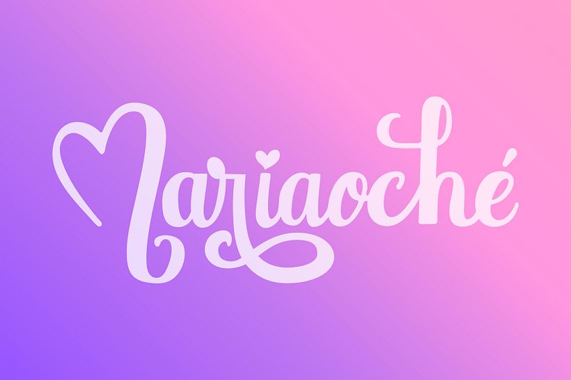 Majito Alegría: Lettering cursivo para logotipos -1