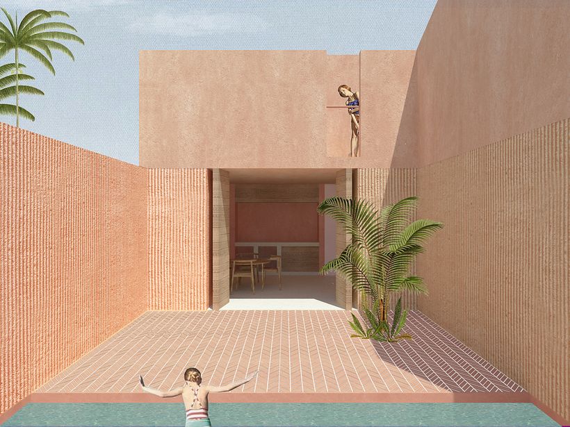 My project in Architectural Visualization Using Digital Collage course 0