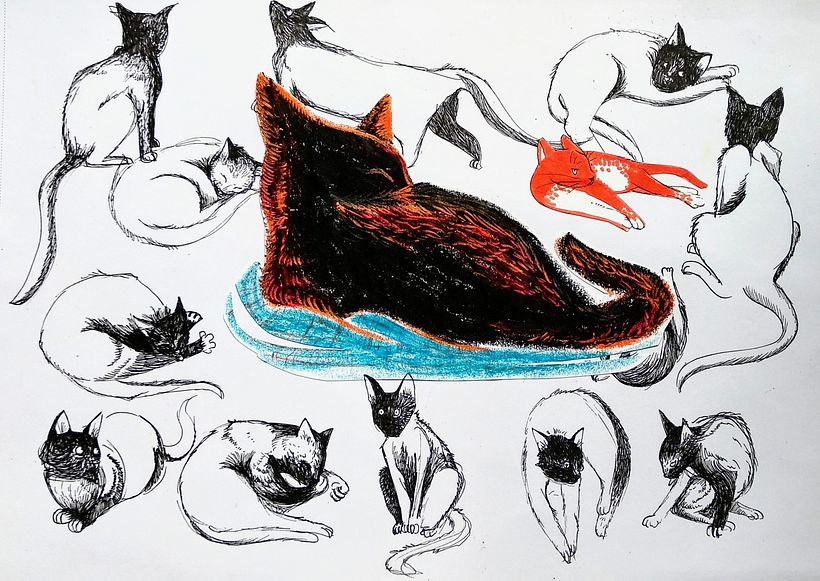 My project in Sketchbook Creation: Find Your Own Language course 1