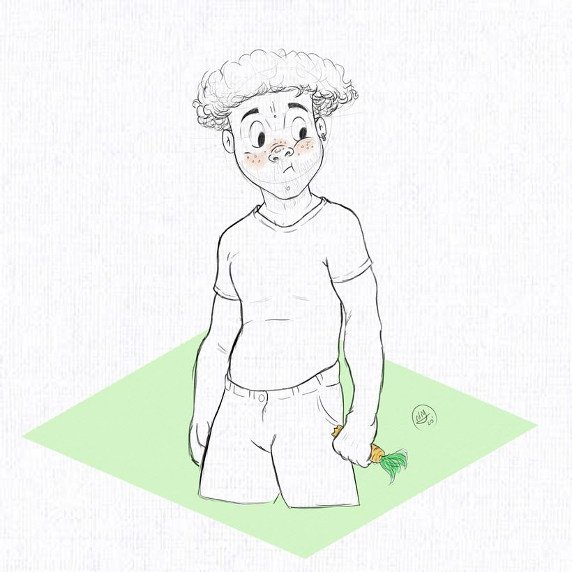 Mi Proyecto del curso: Introducción a la creación de personajes estilo cartoon 0