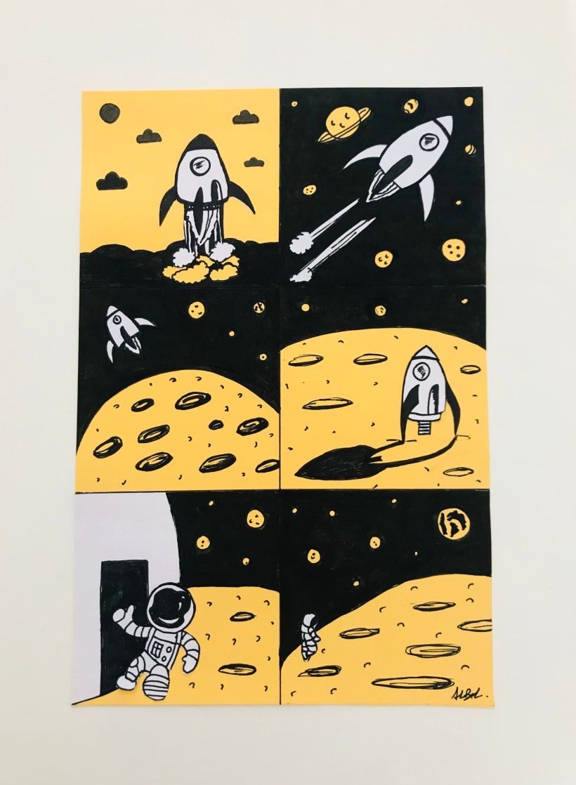 Comic: viagem à lua