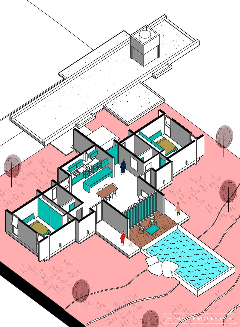 Mi Proyecto del curso: Ilustración digital de proyectos arquitectónicos - Diseño