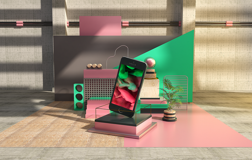 PROYECTO: Composiciones abstractas con Cinema 4D - 3D