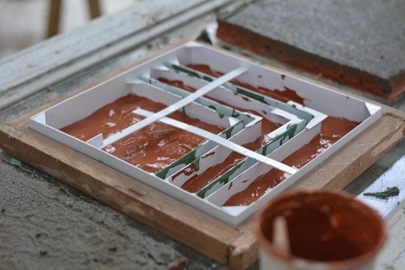 Baldosas con estrella cortante de galletitas 4