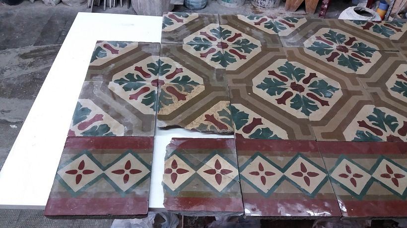 Reconstrucción de piso antiguo año 1911 5