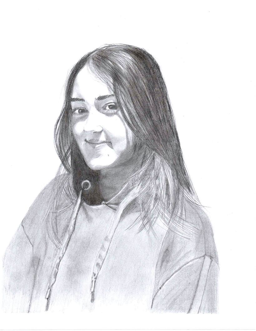 My project in Realistic Portrait with Graphite Pencil course -1