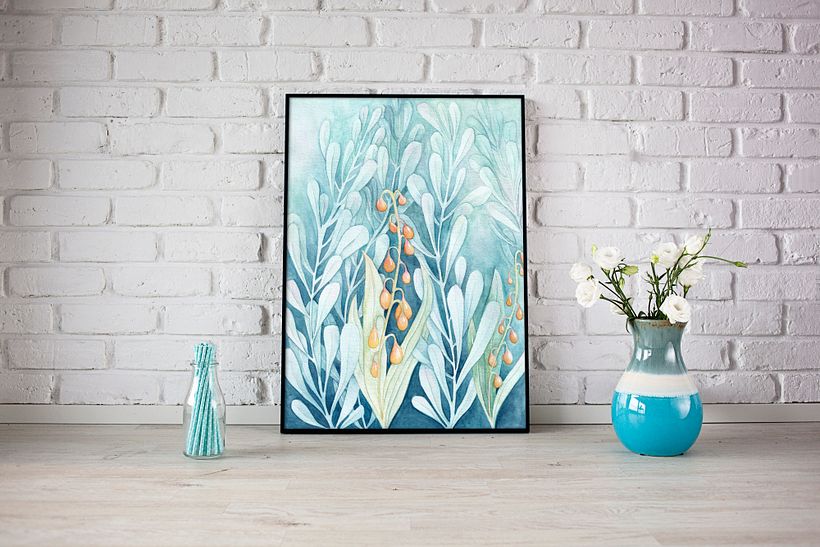 My Course Project: Negative Watercolor Techniques for Botanical Illustration 2