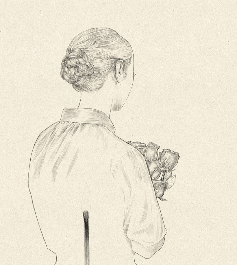 Fase de creación de la ilustración con lápiz digital