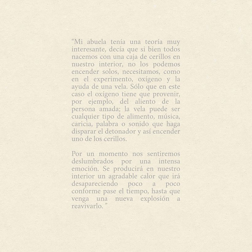 Fragmento en el que se inspira
