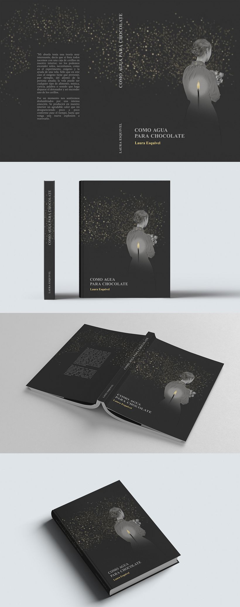 Como agua para Chocolate - Book Cover - Diseño